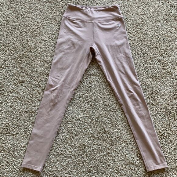 Gymshark dreamy legging in beige Pink Mauve Taupe Sz X-Small - Picture 5 of 6